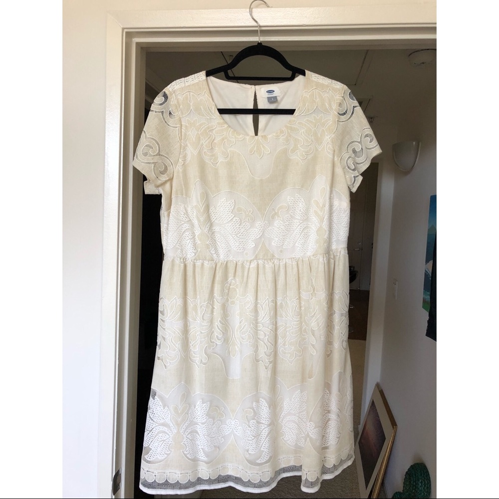 🔥SALE!🔥 Off white openwork dress